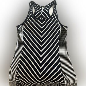 LC Lauren Conrad Black and White Maxi Dress